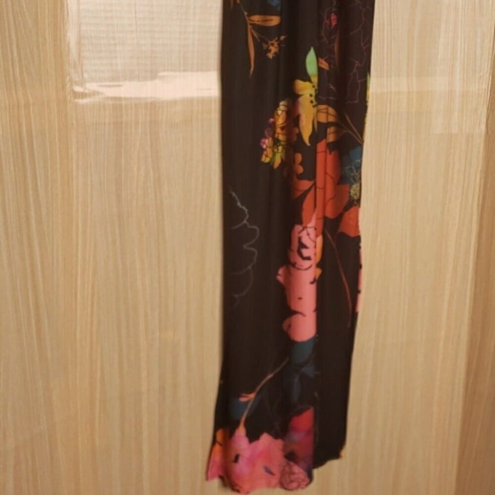 Venus Womens Jewel Tone Floral Maxi Dress XS - Picture 2 of 7
